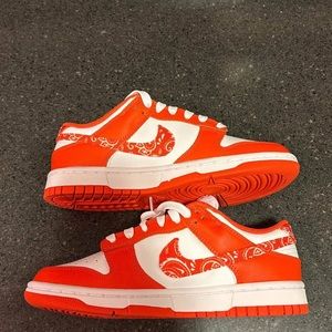 Women’s Nike Dunk Low Orange Paisley
